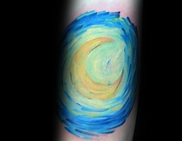 50 Vincent Van Gogh Tattoo-Designs für Männer - künstlerische Ideen  