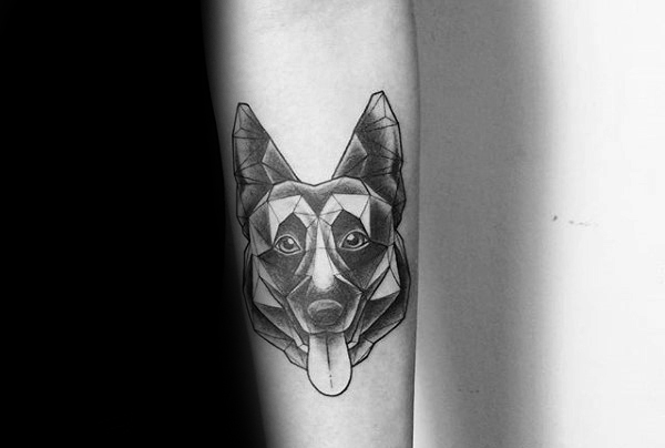 30 Deutscher Schäferhund Tattoo Designs für Männer - Hund Tinte Ideen  