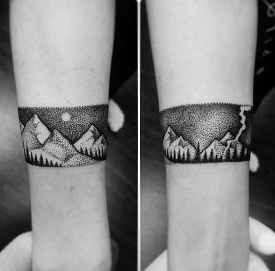 100 Natur Tattoos für Männer - Deep Great Outdoor Designs  