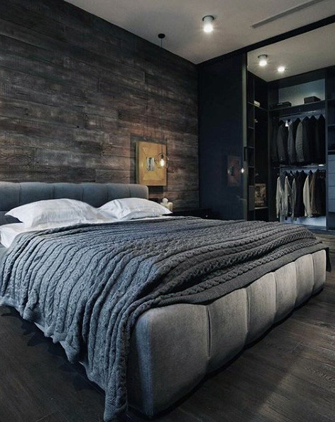 80 Bachelor Pad Männer Schlafzimmer Ideen - Manly Interior Design  