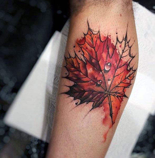 30 Wasser Tropfen Tattoo Designs für Männer - flüssige Tinte Ideen  