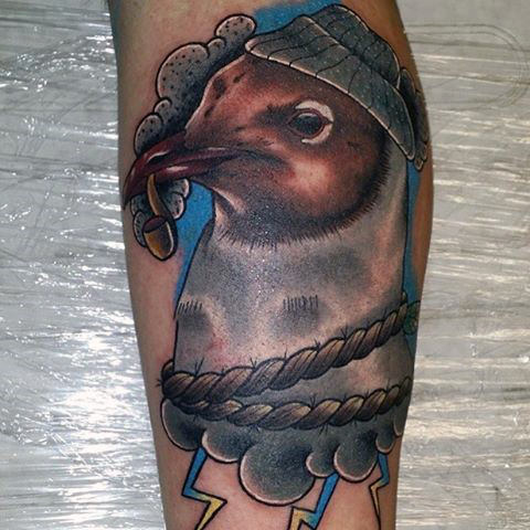 40 Seagull Tattoo Designs für Männer - Seabird Ink Ideen  