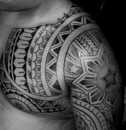 50 Filipino Sun Tattoo Designs für Männer - Tribal Ink Ideen  