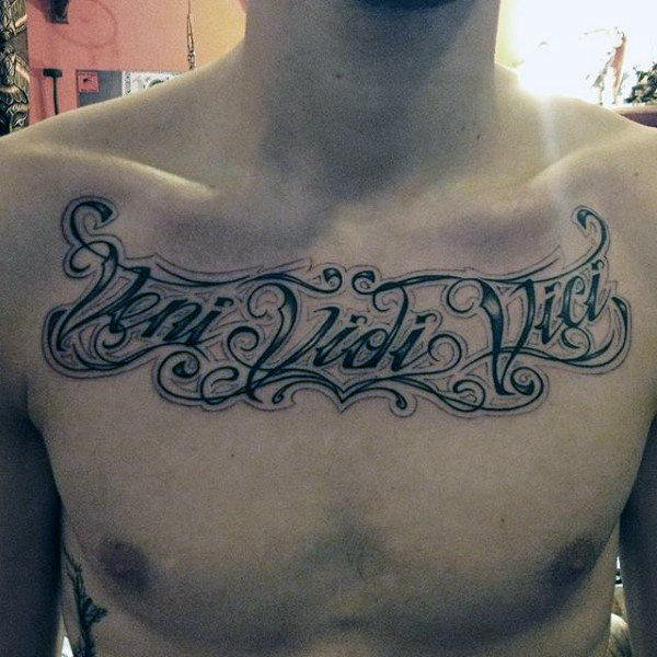 60 Veni Vidi Vici Tattoo Designs für Männer - Julius Caesar Ink Ideen  