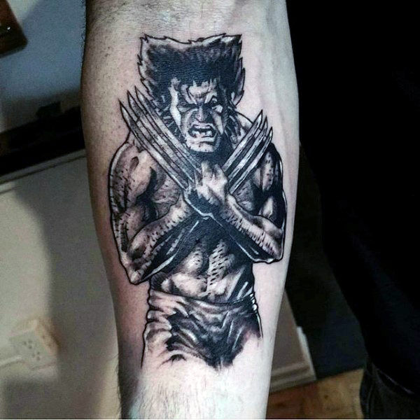 90 Wolverine Tattoo Designs für Männer - X-Men Ink Ideen  