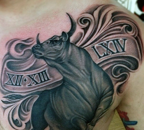 70 Bull Tattoos für Männer - Acht Sekunden 2.000 Pfund Furry  