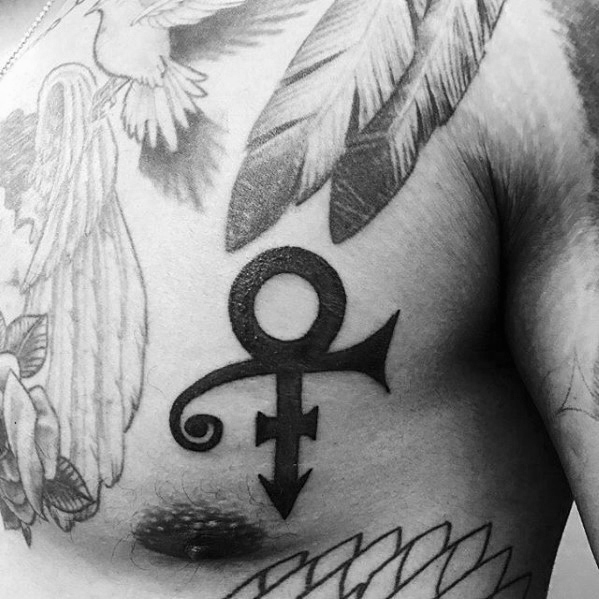 50 Prince Tattoo Designs für Männer - Musiker Tinte Ideen  