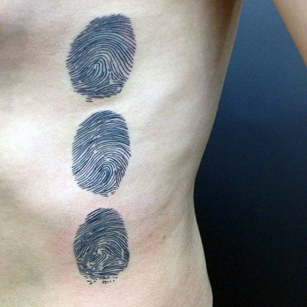 Top 40 besten Fingerabdruck Tattoos für Männer - männliche Designs  