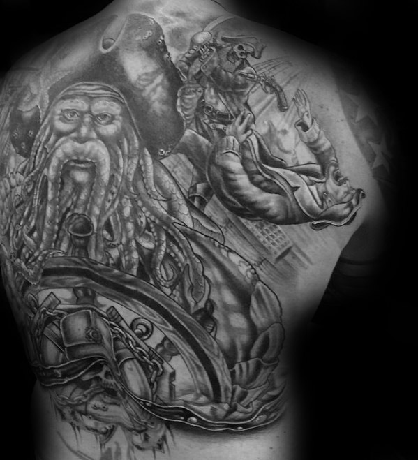 60 Davy Jones Tattoo Designs für Männer - Sailors Devil Ink Ideen  