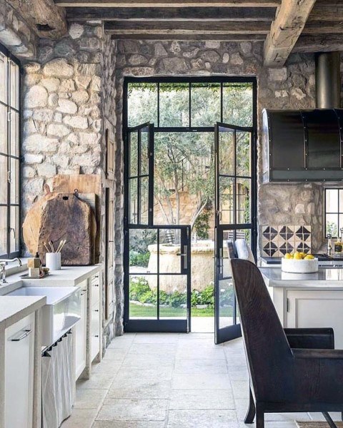 Top 60 besten rustikalen Küche Ideen - Vintage inspirierte Interior Designs  