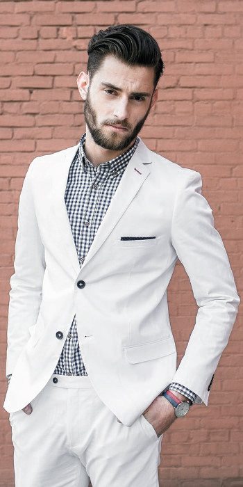 Wie man einen Anzug ohne Krawatte trägt - 50 Mode-Stile für Männer  