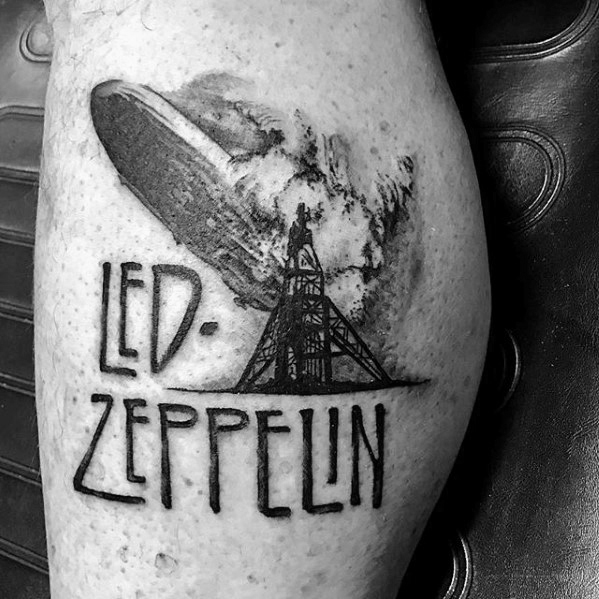 60 Led Zeppelin Tattoos für Männer - Englisch Rock Band Ink Ideen  
