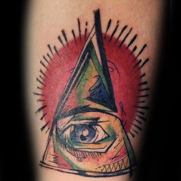 60 Eye Of Providence Tattoo Designs für Männer - Manly Ink Ideen  