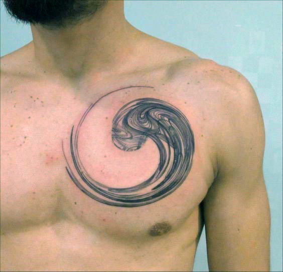 60 Enso Tattoo Designs für Männer - Zen japanische Tinte Ideen  