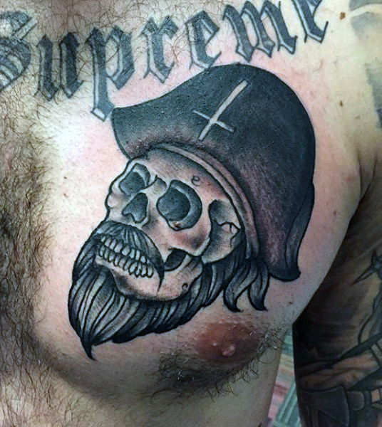 50 Piraten Tattoos für Männer - Arrr, Schiffe und Augenklappen  