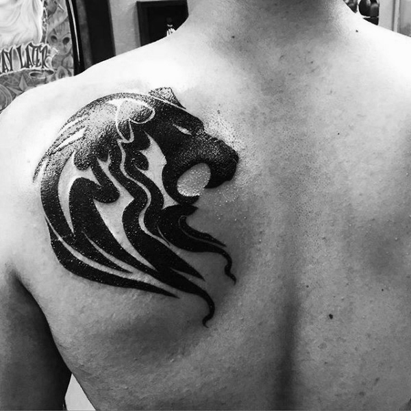 40 Tribal Lion Tattoo Designs für Männer - Mighty Feline Ink Ideen  
