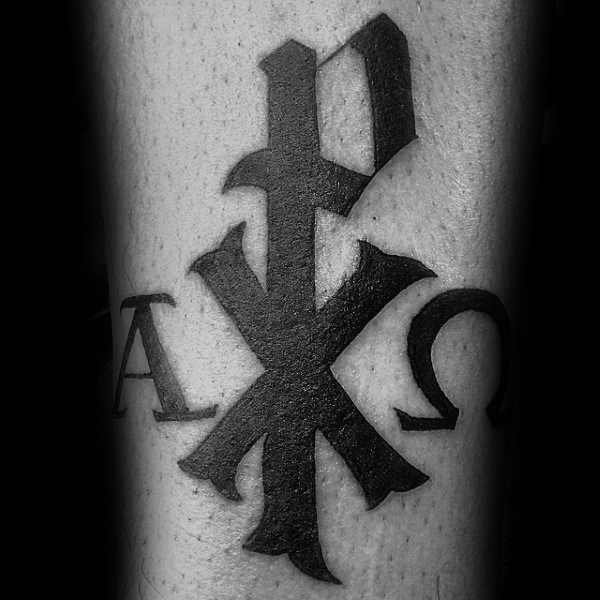 50 Chi Rho Tattoo Designs für Männer - Christian Symbol Ink Ideen  
