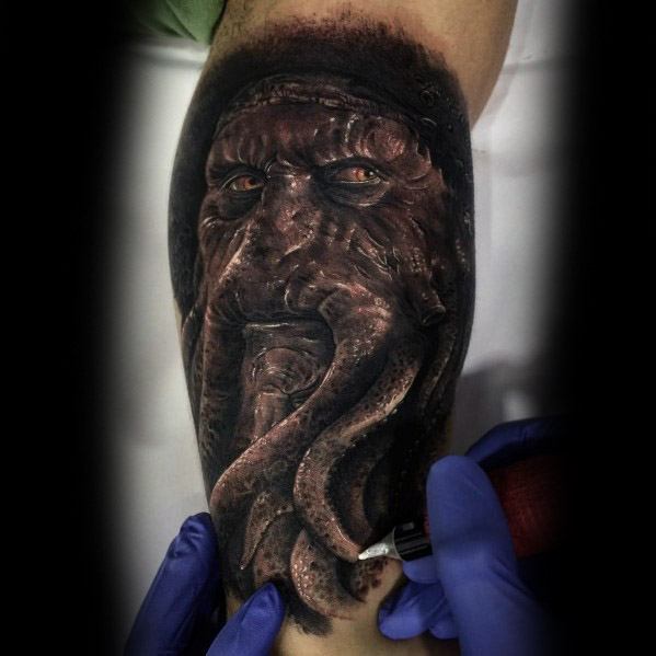 60 Davy Jones Tattoo Designs für Männer - Sailors Devil Ink Ideen  