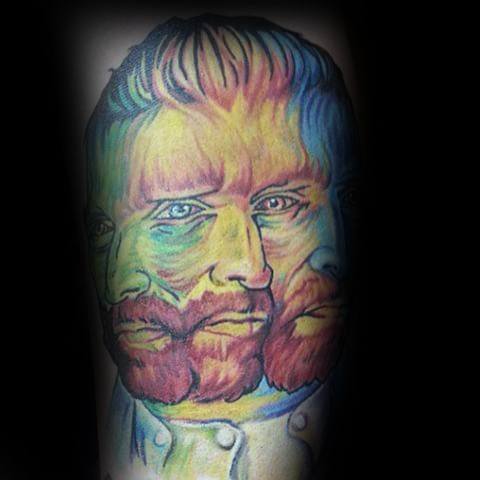 50 Vincent Van Gogh Tattoo-Designs für Männer - künstlerische Ideen  