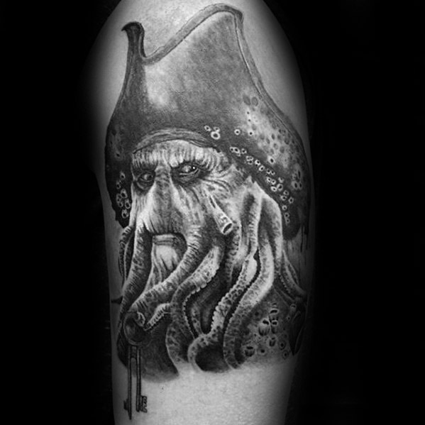 60 Davy Jones Tattoo Designs für Männer - Sailors Devil Ink Ideen  