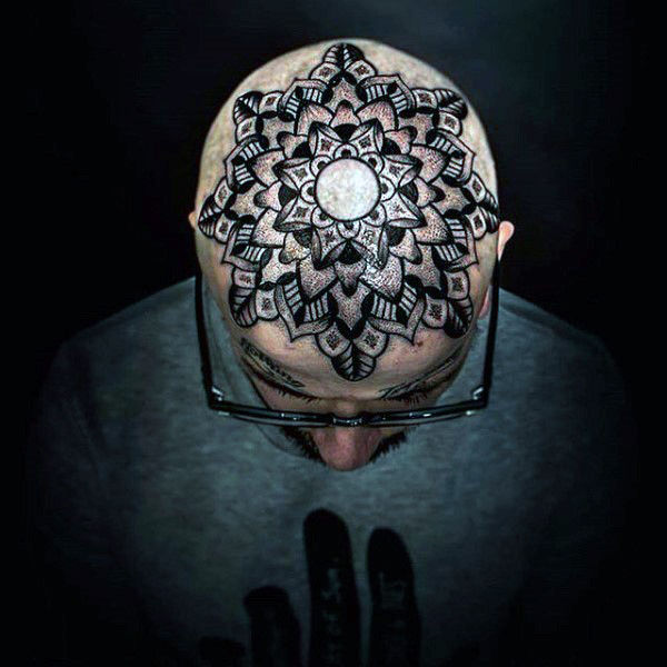 100 Kopf Tattoos für Männer - Masculine Ink Design-Ideen  