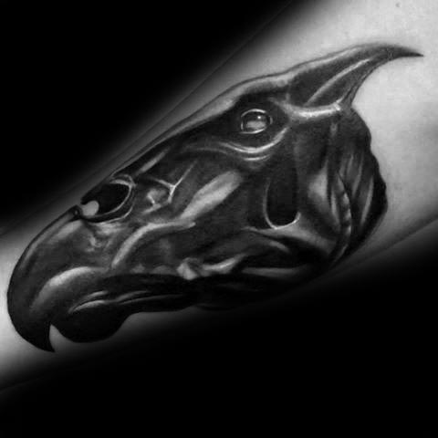 30 Thestral Tattoo Designs für Männer - Harry Potter Tinte Ideen  