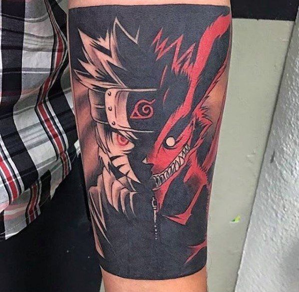 60 Naruto Tattoo Designs für Männer - Manga Ink Ideen  