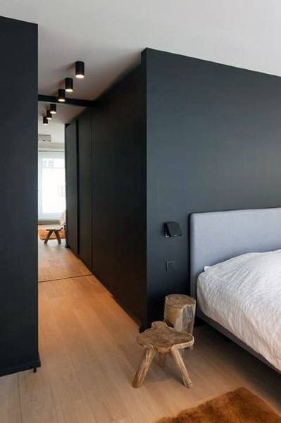 Top 50 besten schwarzen Schlafzimmer Design-Ideen - dunkle Innenwände  