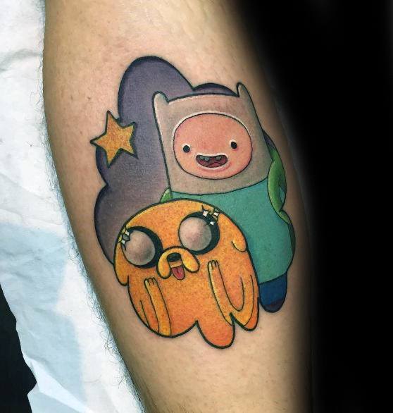 60 Adventure Time Tattoo Designs für Männer - Animated Ink Ideen  