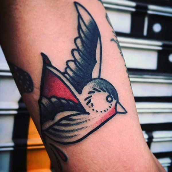 75 Spatz Tattoo Designs für Männer - Maskulin Ink Ideen  