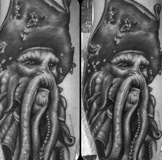 60 Davy Jones Tattoo Designs für Männer - Sailors Devil Ink Ideen  