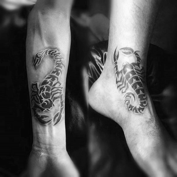 50 Tribal Scorpion Tattoo Designs für Männer - Manly Ink Ideen  
