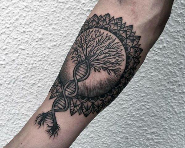 100 Baum des Lebens Tattoo Designs für Männer Manly Ink