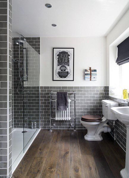 Top 60 besten grauen Badezimmer Ideen - Interior Design Inspiration  