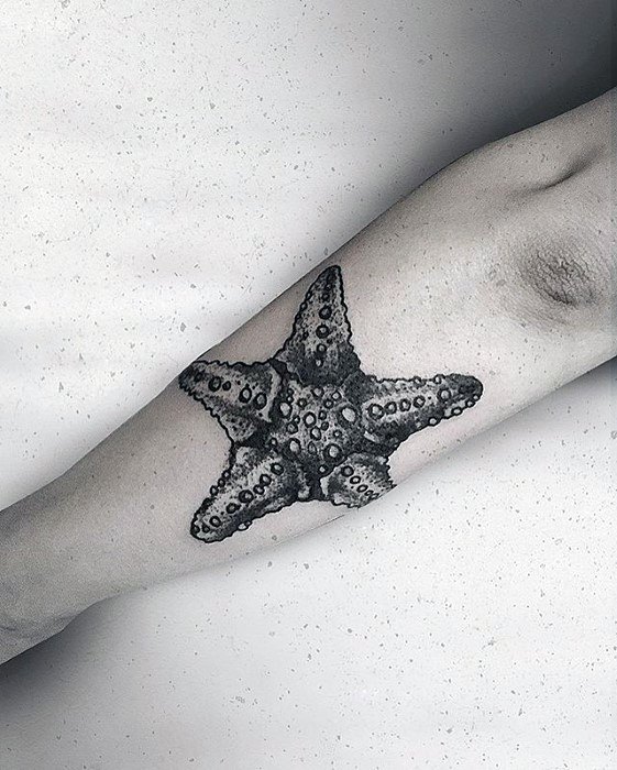 40 Seestern Tattoos für Männer - Meer Kreatur Design-Ideen  