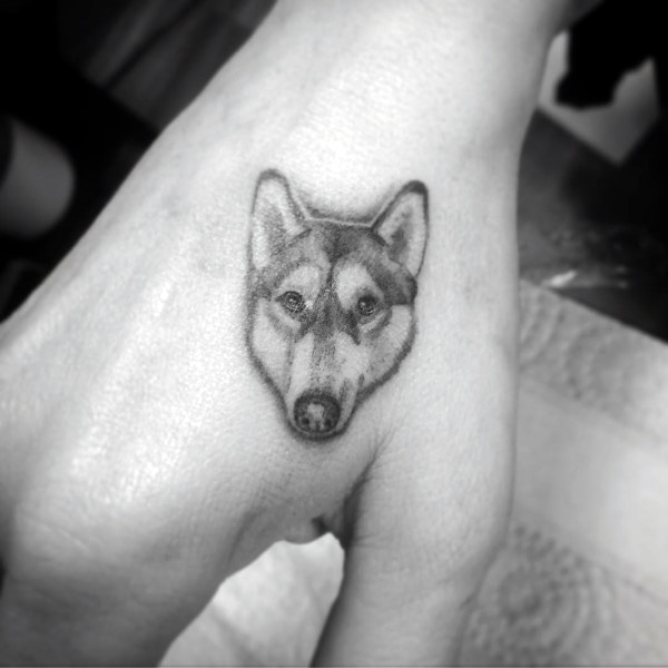 80 Siberian Husky Tattoo Designs für Männer - Hund Tinte Ideen  