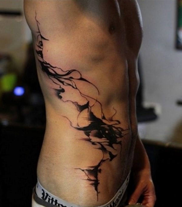 40 Rib Tattoos für Männer - unglaubliche Side Ink Designs  