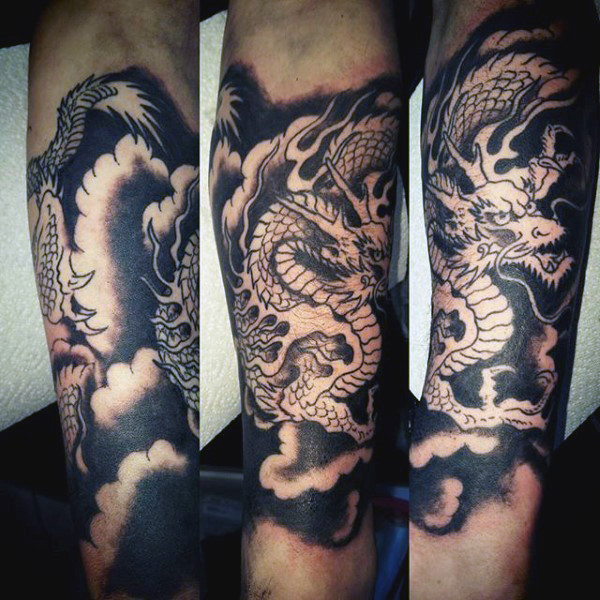 50 chinesische Drache Tattoo Designs für Männer - flammende Tinte Ideen  