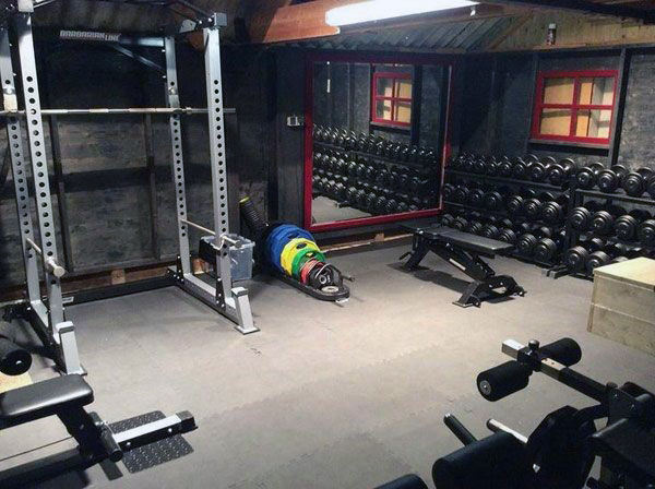 40 Personal Home Gym Design-Ideen für Männer - Trainingsräume  