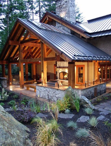 Top 50 besten Hinterhof-Pavillon-Ideen - Covered Outdoor-Struktur-Designs  