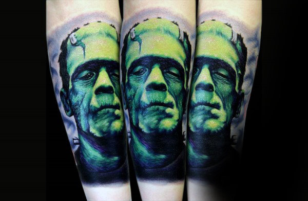Top 80 besten Frankenstein Tattoos für Männer - Monster Design-Ideen  