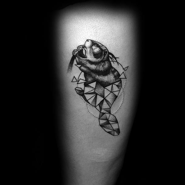 40 Biber Tattoo Designs für Männer - Semi Aquatic Nagetier Tinte Ideen  