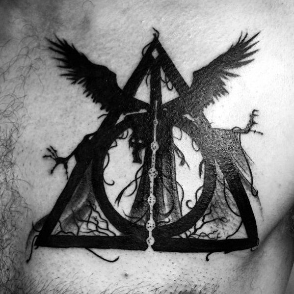 40 Dementor Tattoo Designs für Männer - Harry Potter-Tinten-Ideen  