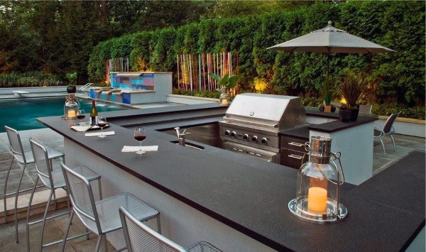 Top 60 besten Outdoor-Küche Ideen - Chef inspiriert Backyard Designs  