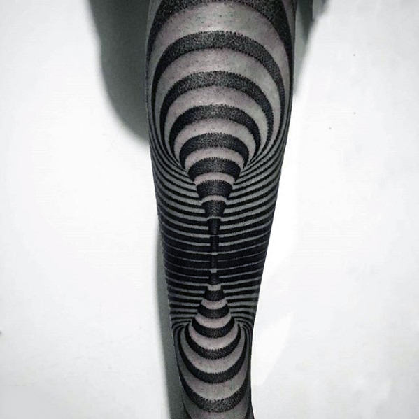 50 3D Leg Tattoo Designs für Männer - Manly Ink Ideen  