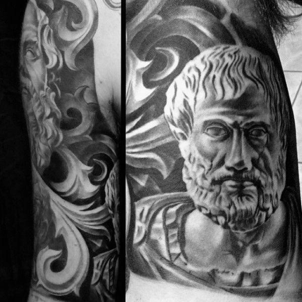 30 Sokrates Tattoo Designs für Männer - Philosopher Ink Ideen  