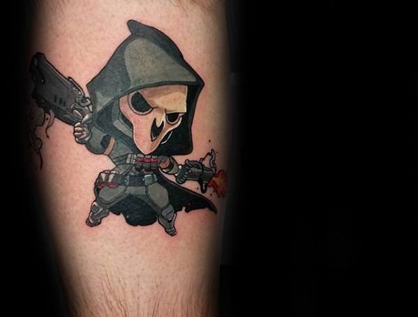 40 Overwatch Tattoo Designs für Männer - Videospiel-Tinten-Ideen  