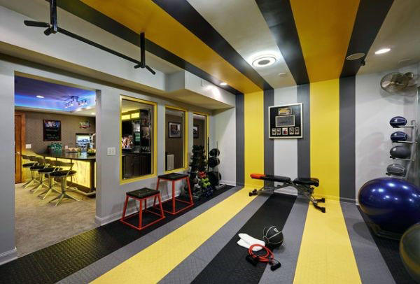 40 Personal Home Gym Design-Ideen für Männer - Trainingsräume  