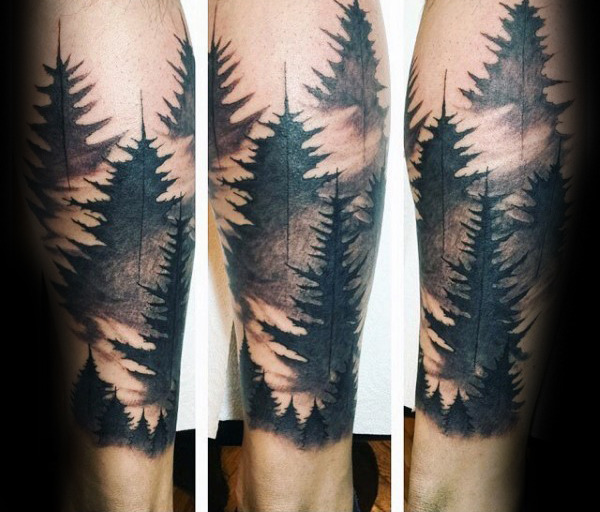 100 Forest Tattoo Designs für Männer - Masculine Tree Ink Ideen  