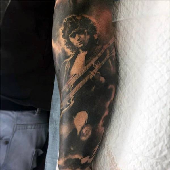 60 Led Zeppelin Tattoos für Männer - Englisch Rock Band Ink Ideen  